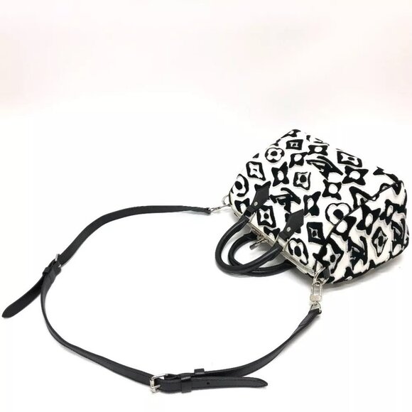 LOUIS VUITTON Tufted - Monogram Canvas VxUF Speedy-Bandouliere25 Hand Bad - Picture 8 of 16